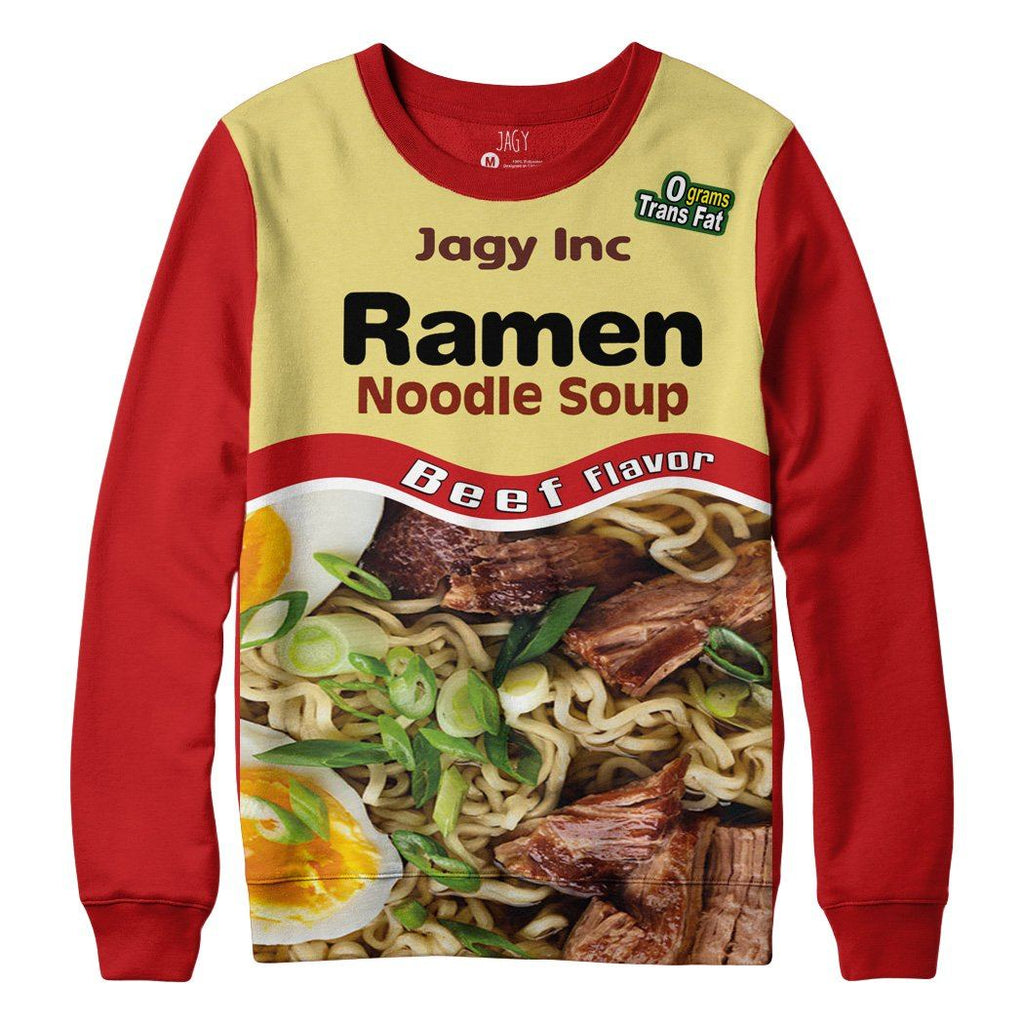 Beef Flavor Ramen Noodles Sweatshirt