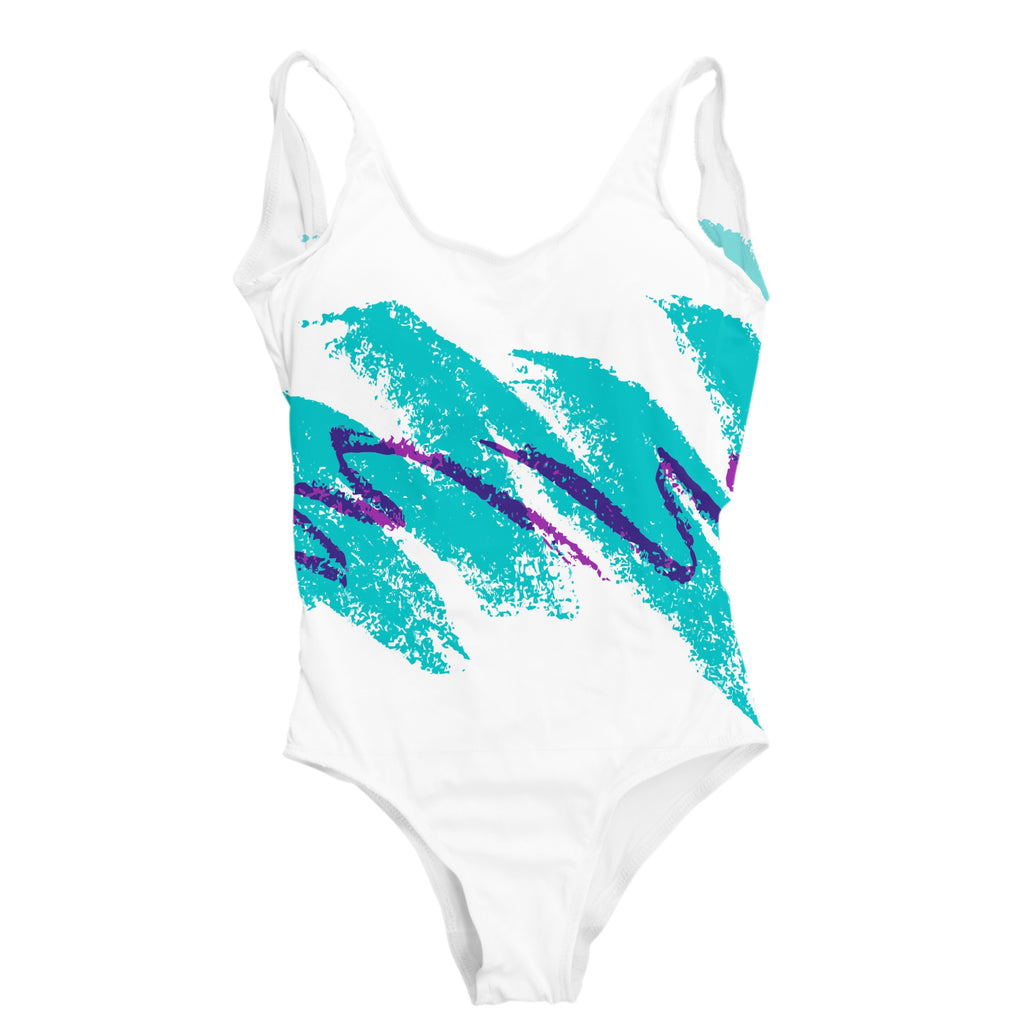90s Water Cup One Piece Swimsuit