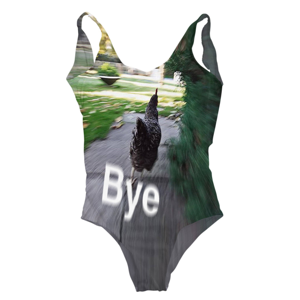 Bye Chicken One Piece Swimsuit