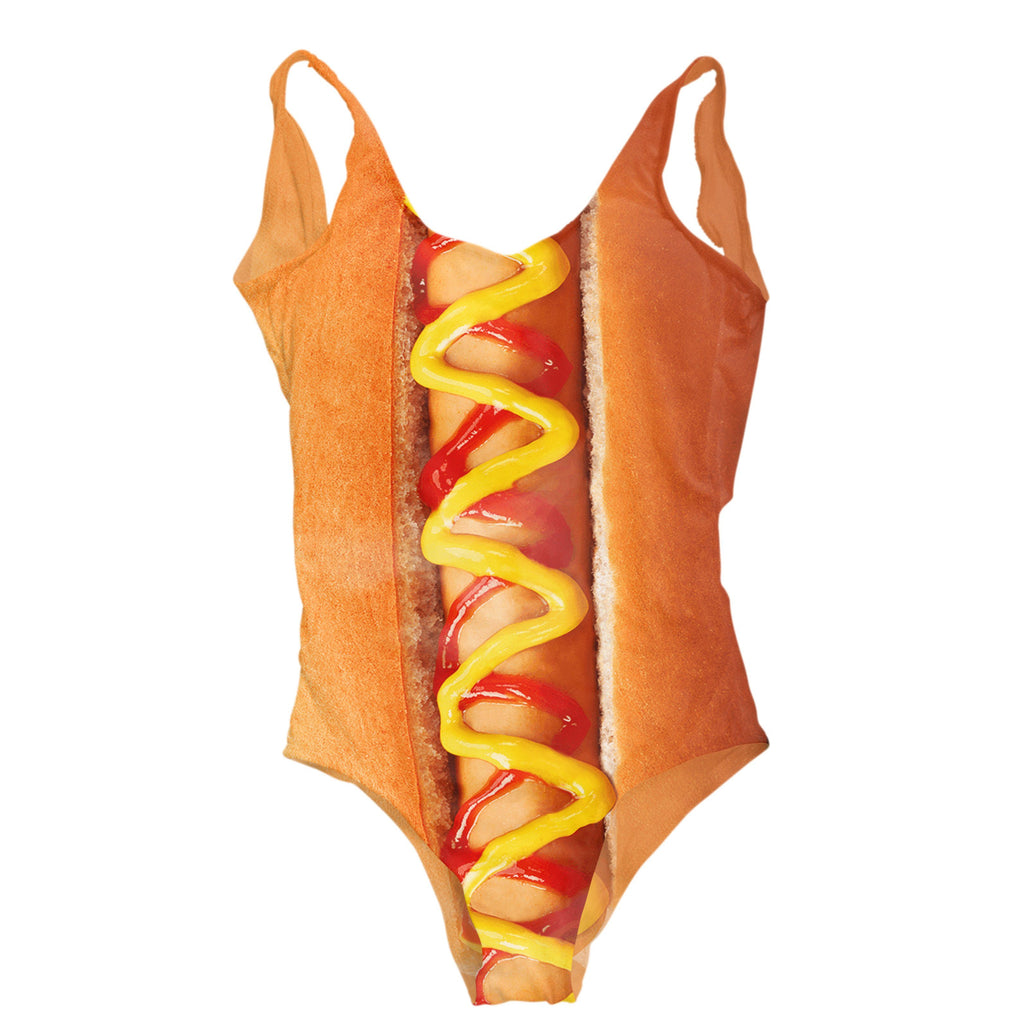 Hot Dog One Piece Swimsuit