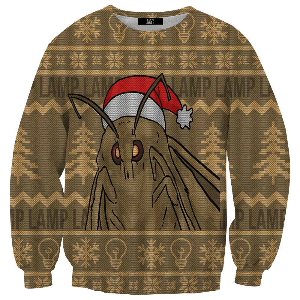 Moth Ugly Christmas Sweater Sweatshirt