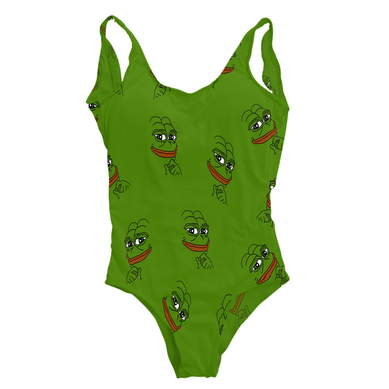 Smirk Pepe One Piece Swimsuit