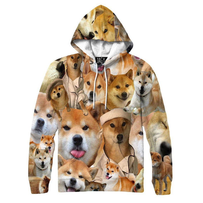 Shiba Inu Collage Hoodie