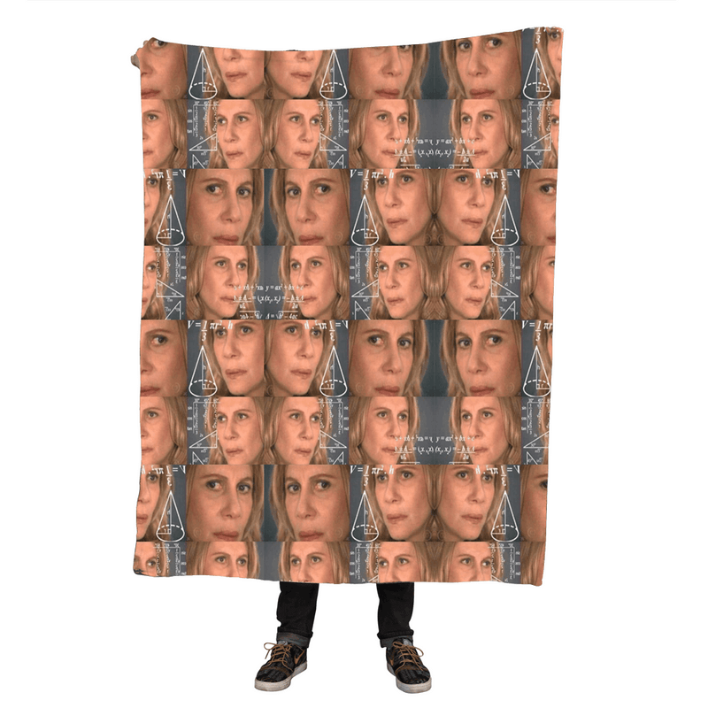 Blankets - Confused Meme Throw Blanket