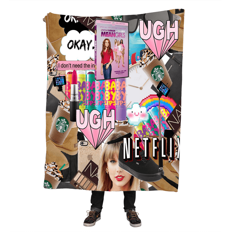 Blankets - Typical Girl Throw Blanket