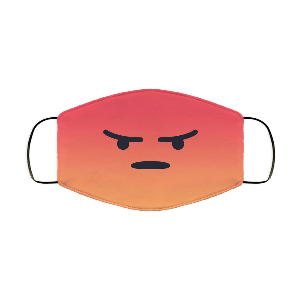 Mad Emoji Face Mask