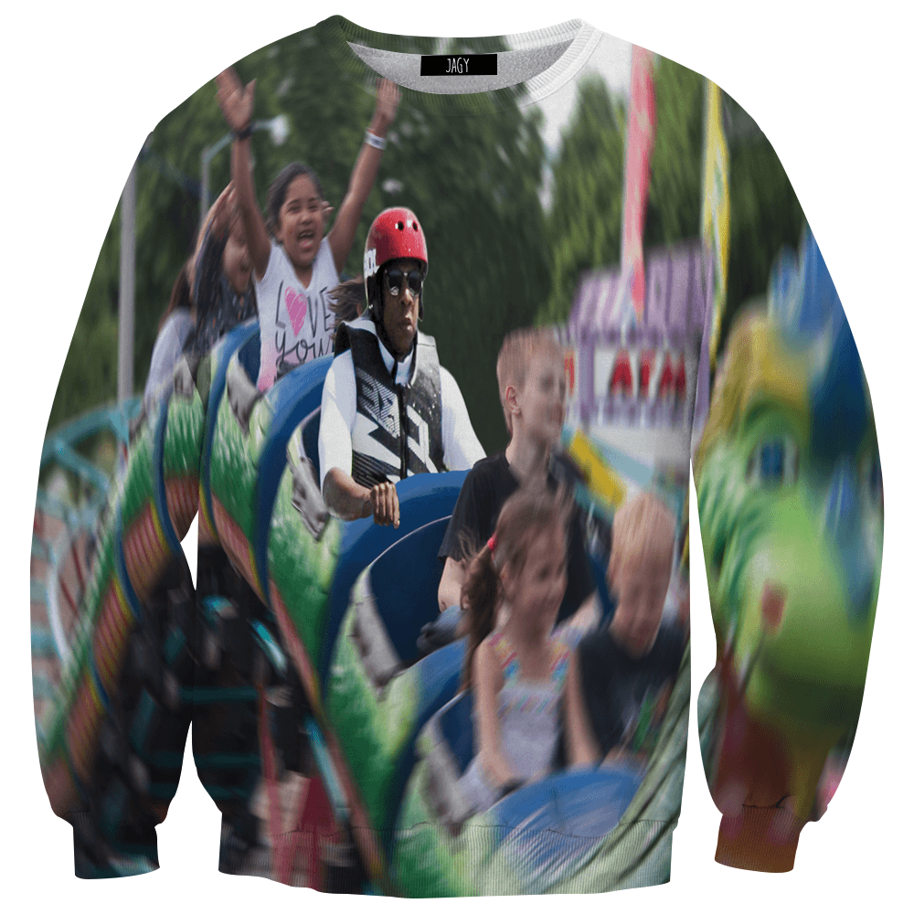 Jay Z Riding Carnival Ride