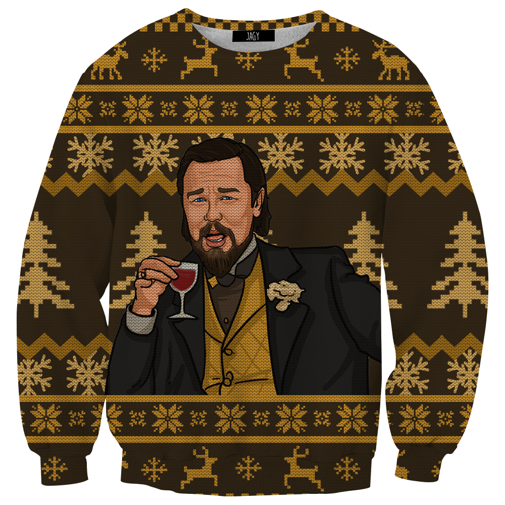 Laughing Leo Ugly Christmas Sweater Sweatshirt