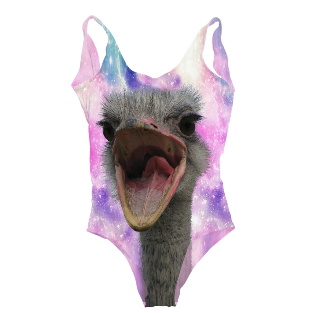 Ostrich Scream One Piece Swimsuit