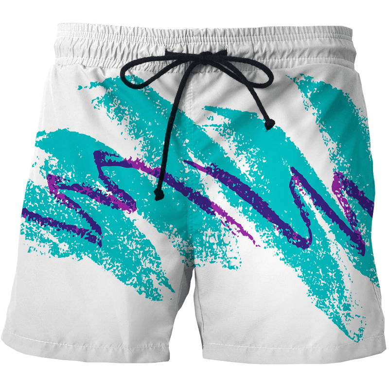Shorts - 90s Cup Pattern Shorts