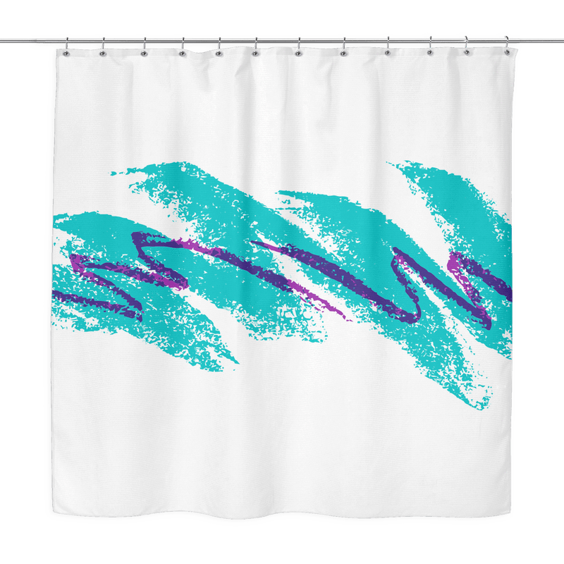 Shower Curtains - 90s Jazz Wave Shower Curtain