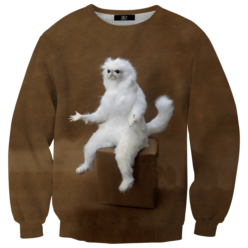 Sweater - Confused Persian Cat