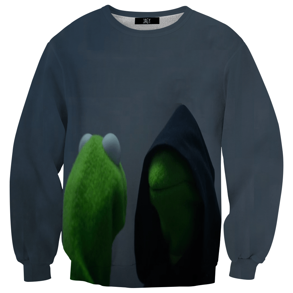 Sweater - Evil Kermit Sweatshirt