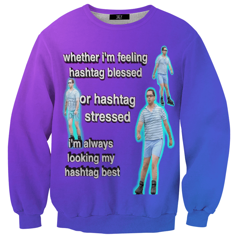 Sweater - Hashtag Blessed Sweatshirt