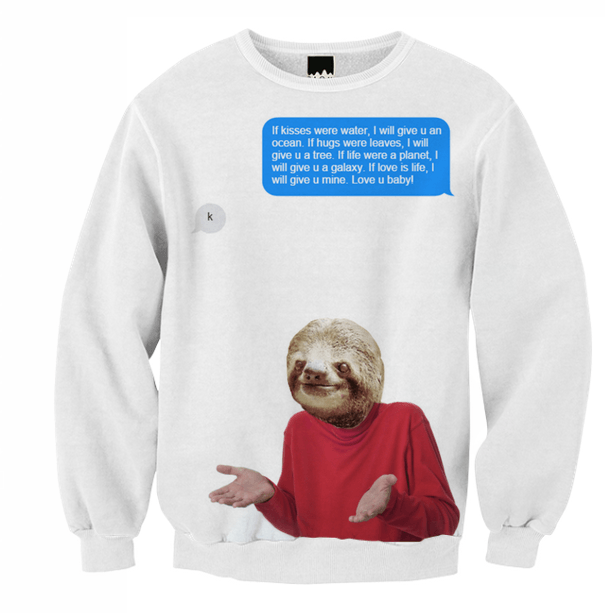 Sweater - K Sloth Sweater