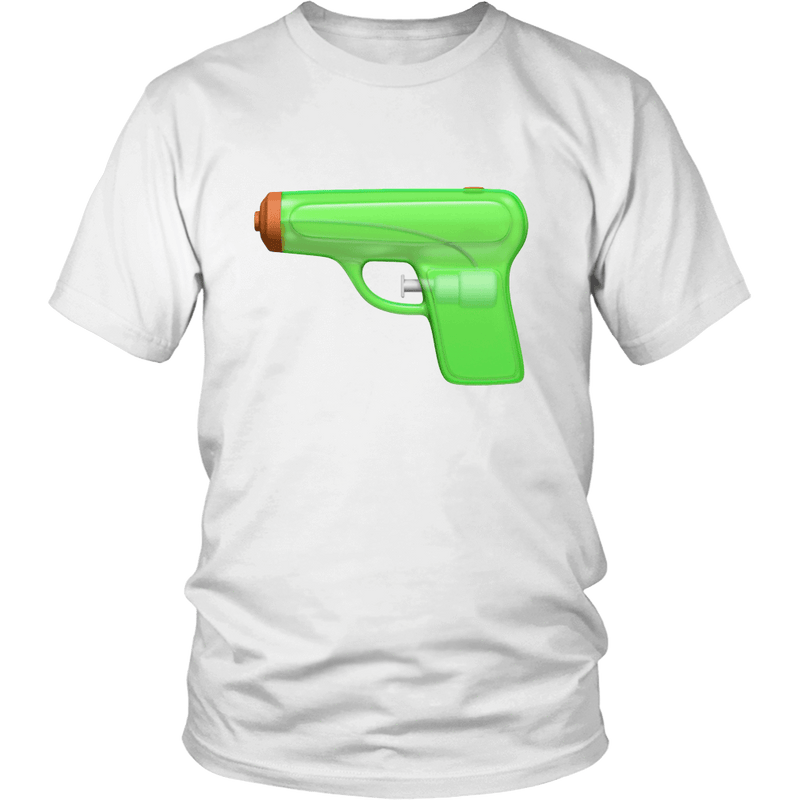 T-shirt - Water Gun Emoji Graphic Tee