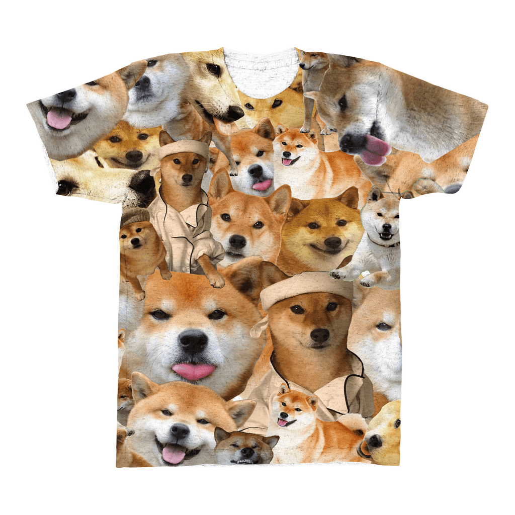 T-Shirts - Shiba Inu Collage