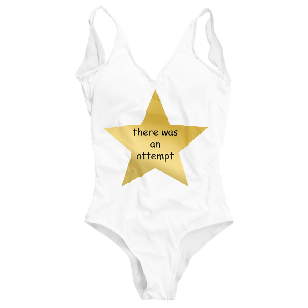 There Was An Attempt Award One Piece Swimsuit